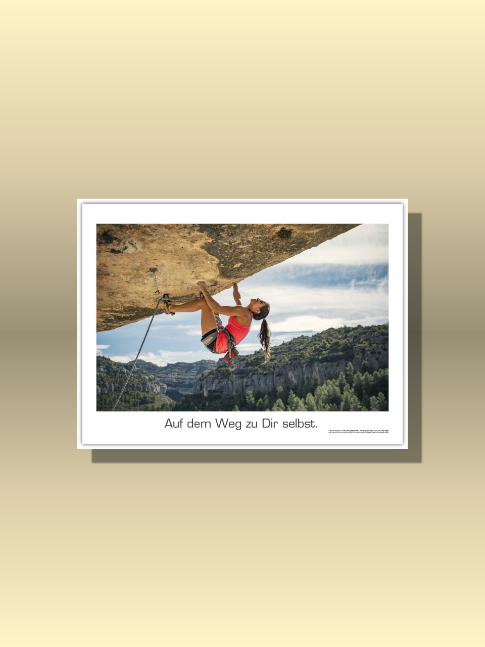 GRUSSKARTE „DAS LEBEN IST EINE REISE“