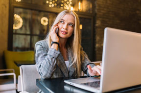 Kontakt via Email, Telefon, Brief