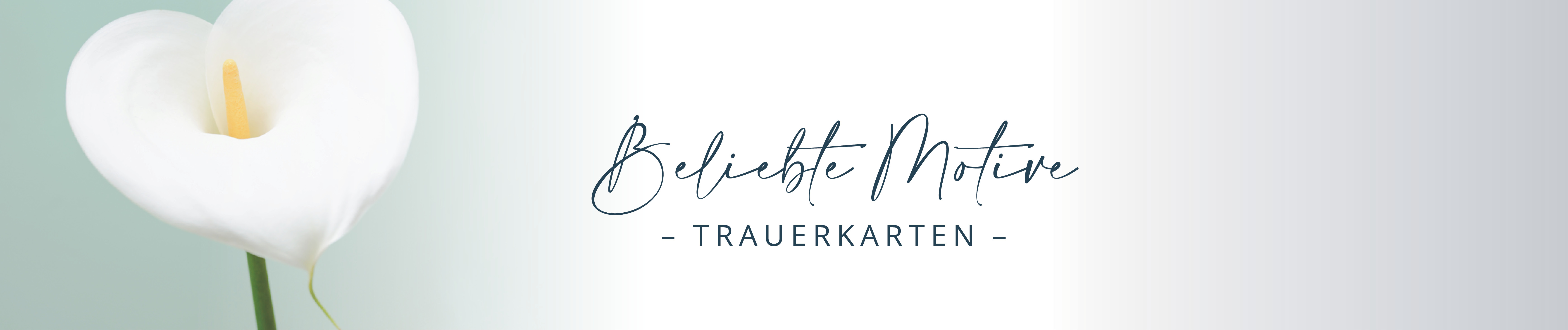 Trauerkarten beliebte Motive Banner Trauerkarten beliebte Motive Banner